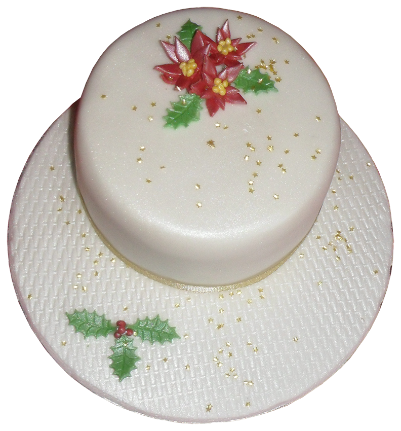 Christmas Flower Cake