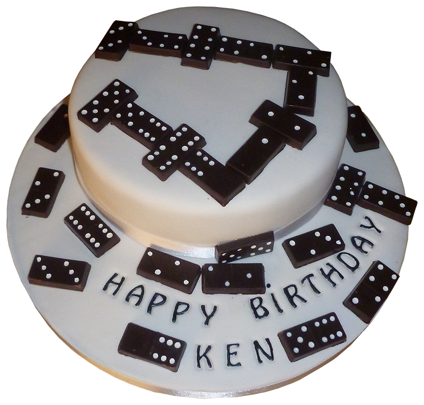 Dominoes Birthday Cake