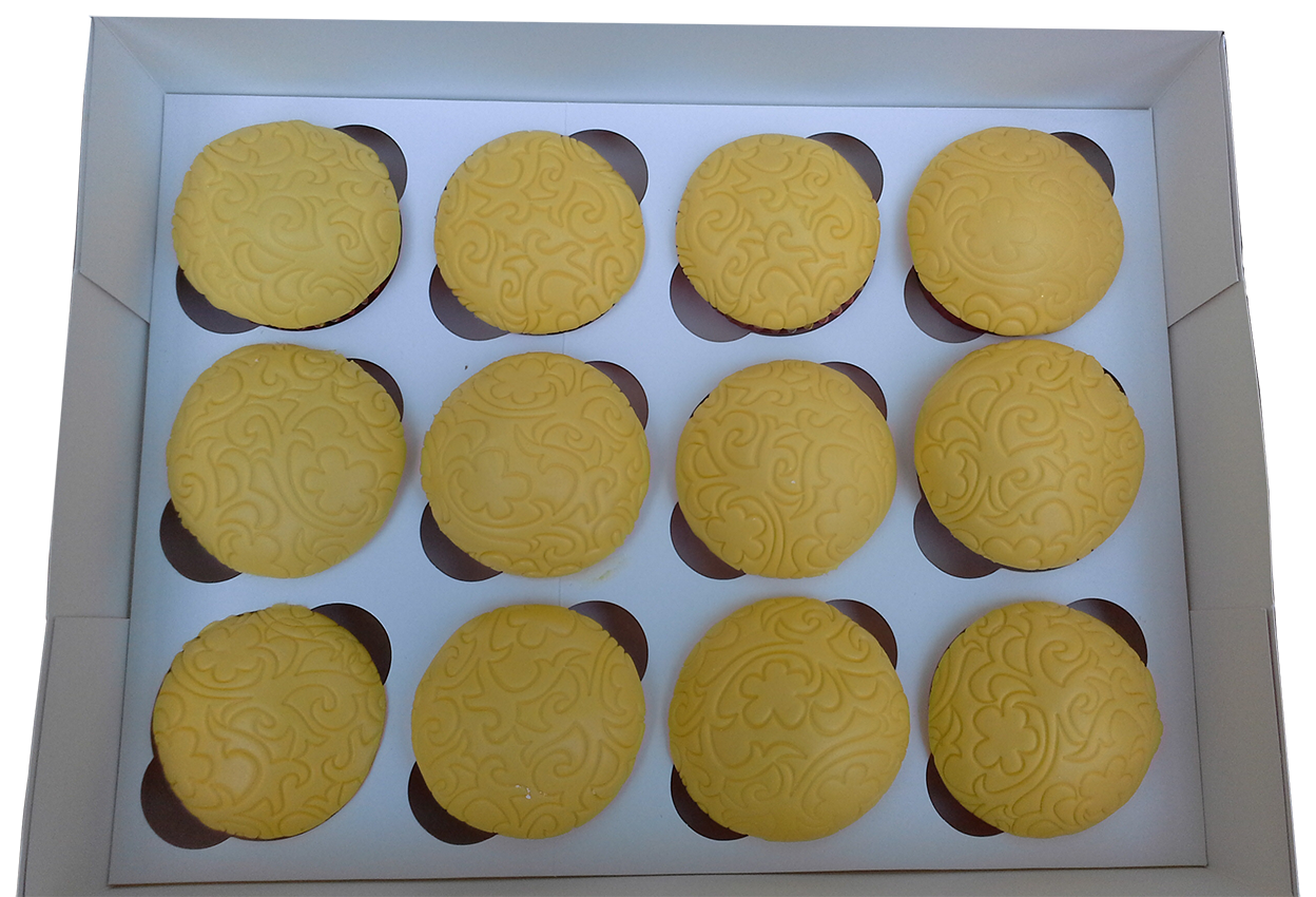Mini Yellow Cupcakes