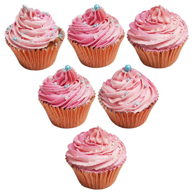 Pink n Sprinkles Cupcakes