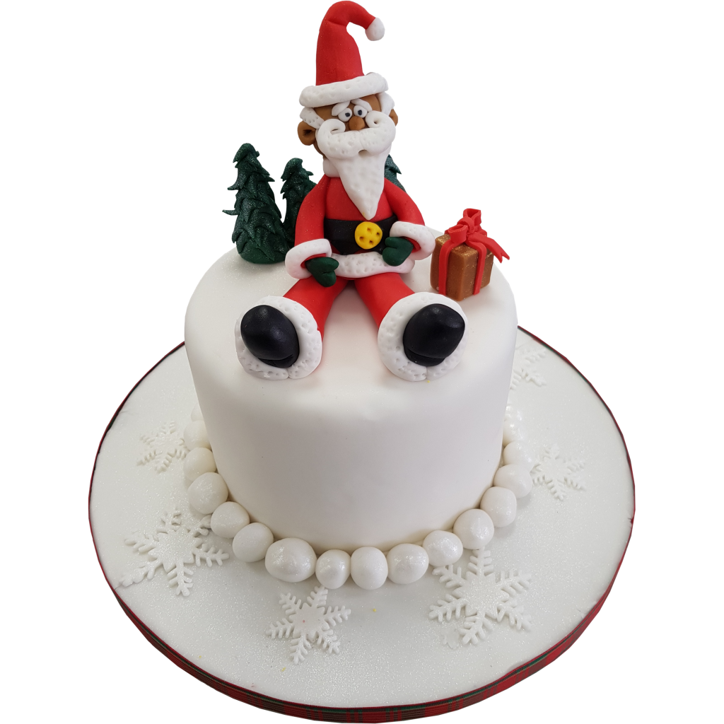 Santa Christmas Cake Topper – Me Shell Cakes